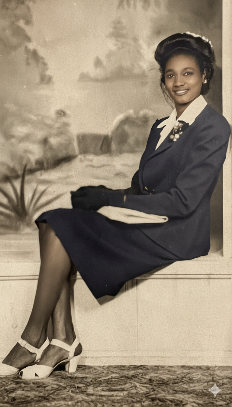 After enhancement - restored vibrant photo